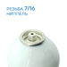 Фреон R134a (0,8 кг), резьба 7/16, ниппель